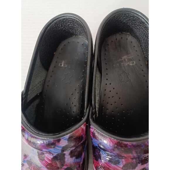 Dansko Women’s Nursing Clogs Multi Colored Leopard Print Size 37 US 7 - Picture 4 of 7